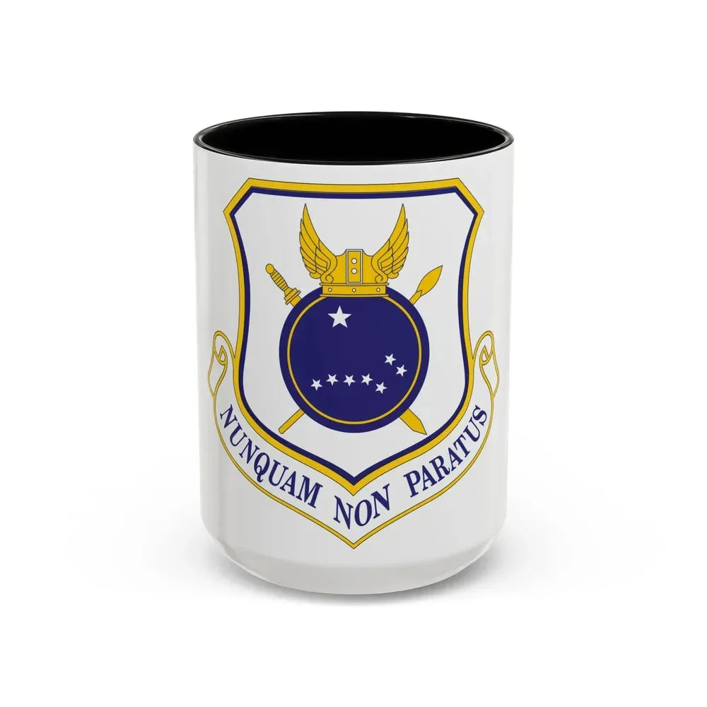 440th Airlift Wing (U.S. Air Force) Accent Coffee Mug 15oz Black - Go Mug Yourself