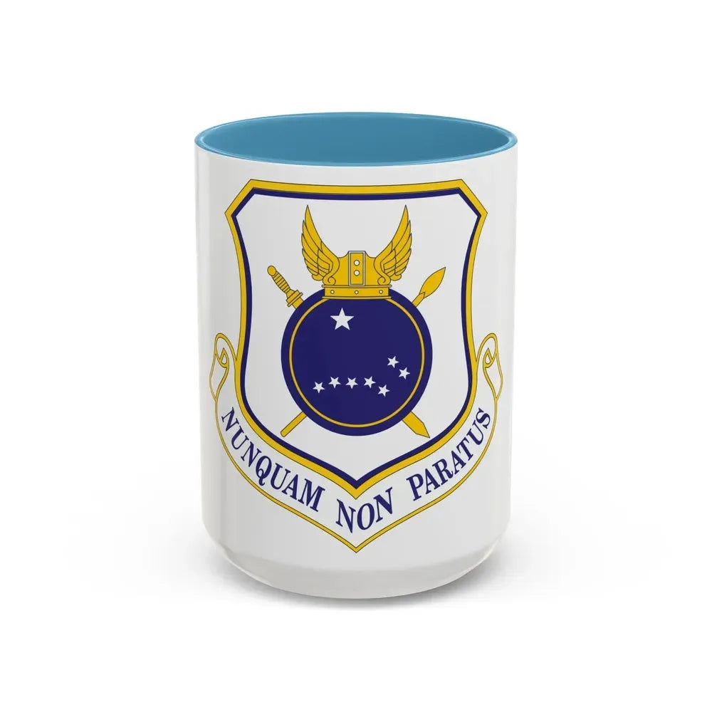 440th Airlift Wing (U.S. Air Force) Accent Coffee Mug 15oz Light Blue - Go Mug Yourself