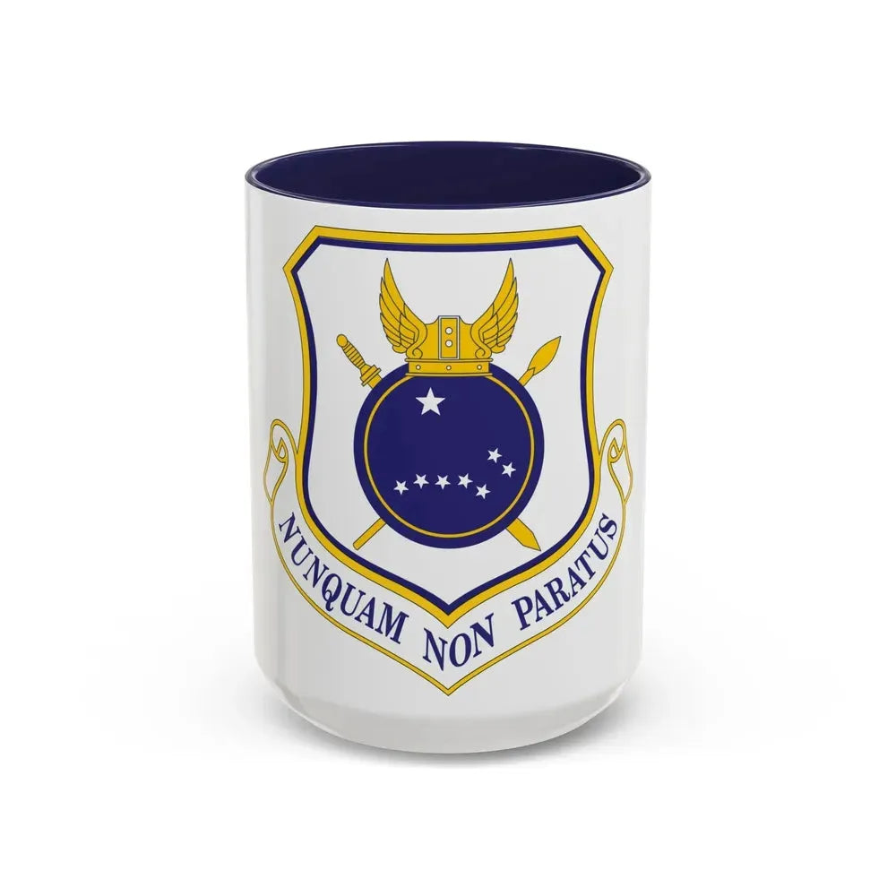 440th Airlift Wing (U.S. Air Force) Accent Coffee Mug 15oz Navy - Go Mug Yourself