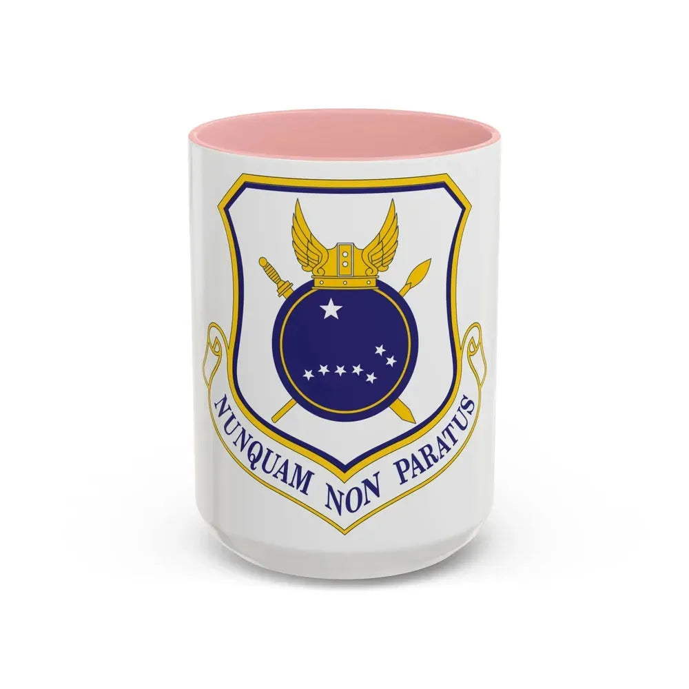440th Airlift Wing (U.S. Air Force) Accent Coffee Mug 15oz Pink - Go Mug Yourself