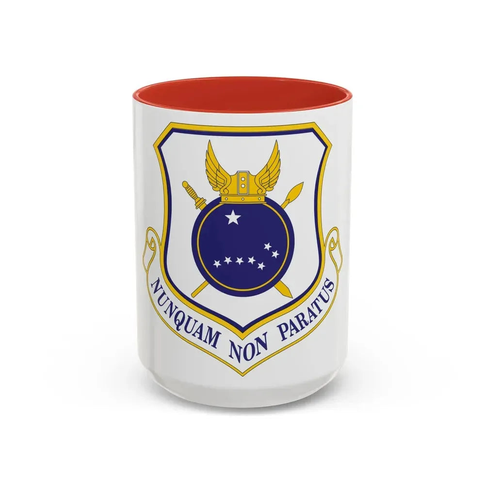440th Airlift Wing (U.S. Air Force) Accent Coffee Mug 15oz Red - Go Mug Yourself