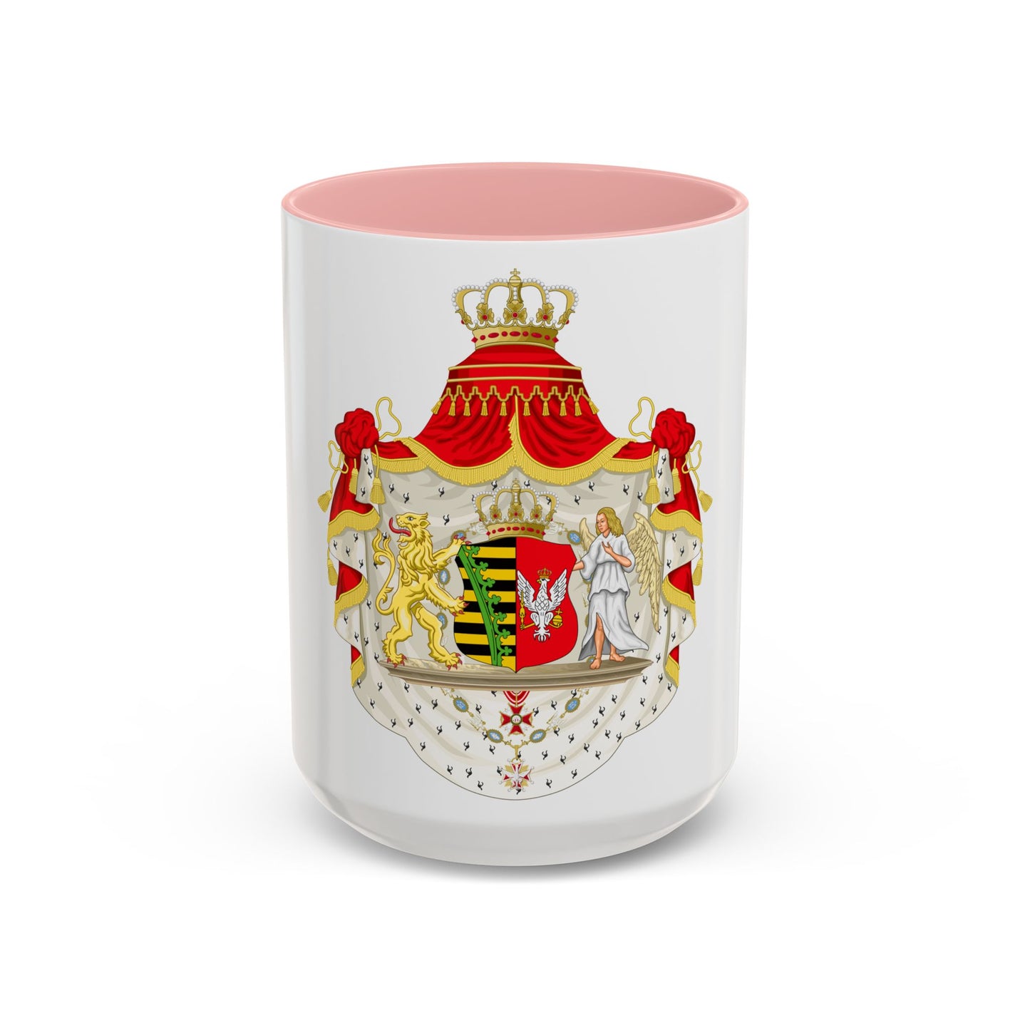 Grand Coat of Arms of Duchy of Warsaw - Accent Coffee Mug