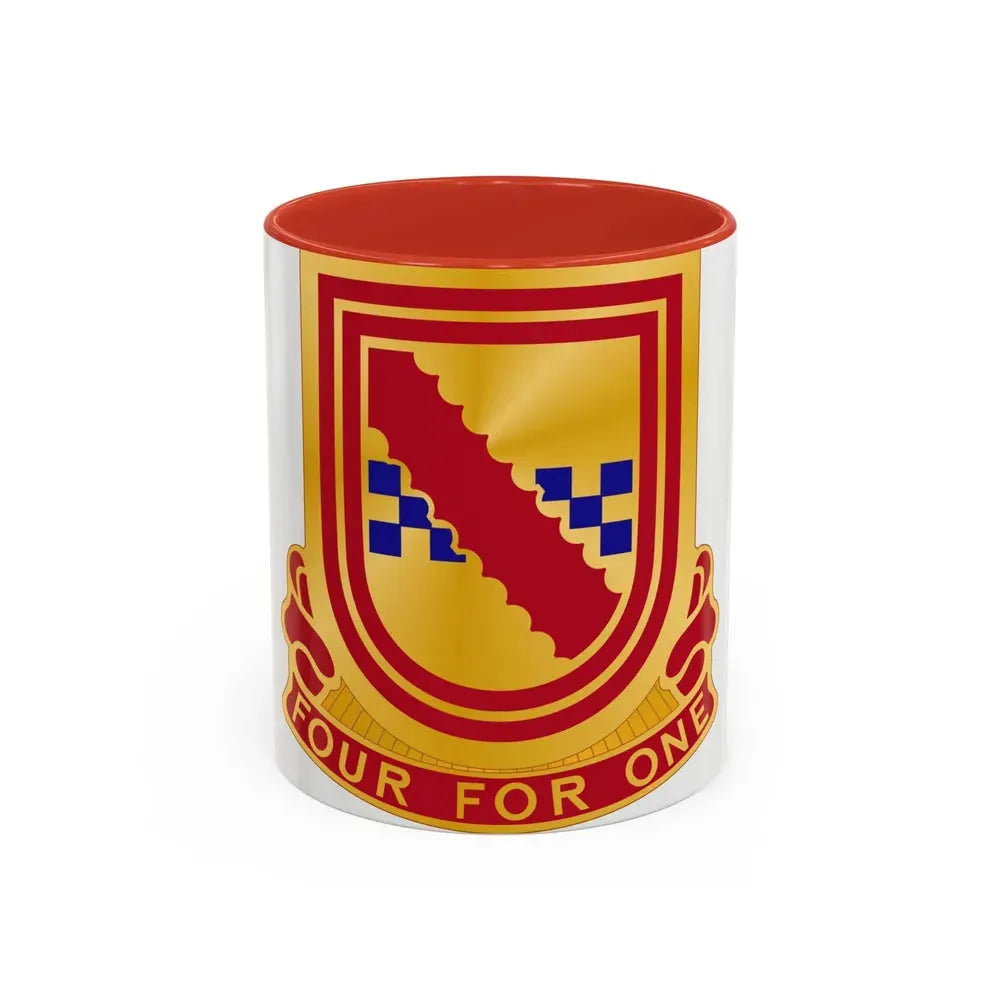 441dt Antiaircraft Artillery Missile Battalion (U.S. Army) Accent Coffee Mug 11oz Red - Go Mug Yourself
