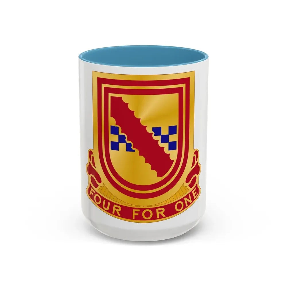 441dt Antiaircraft Artillery Missile Battalion (U.S. Army) Accent Coffee Mug 15oz Light Blue - Go Mug Yourself