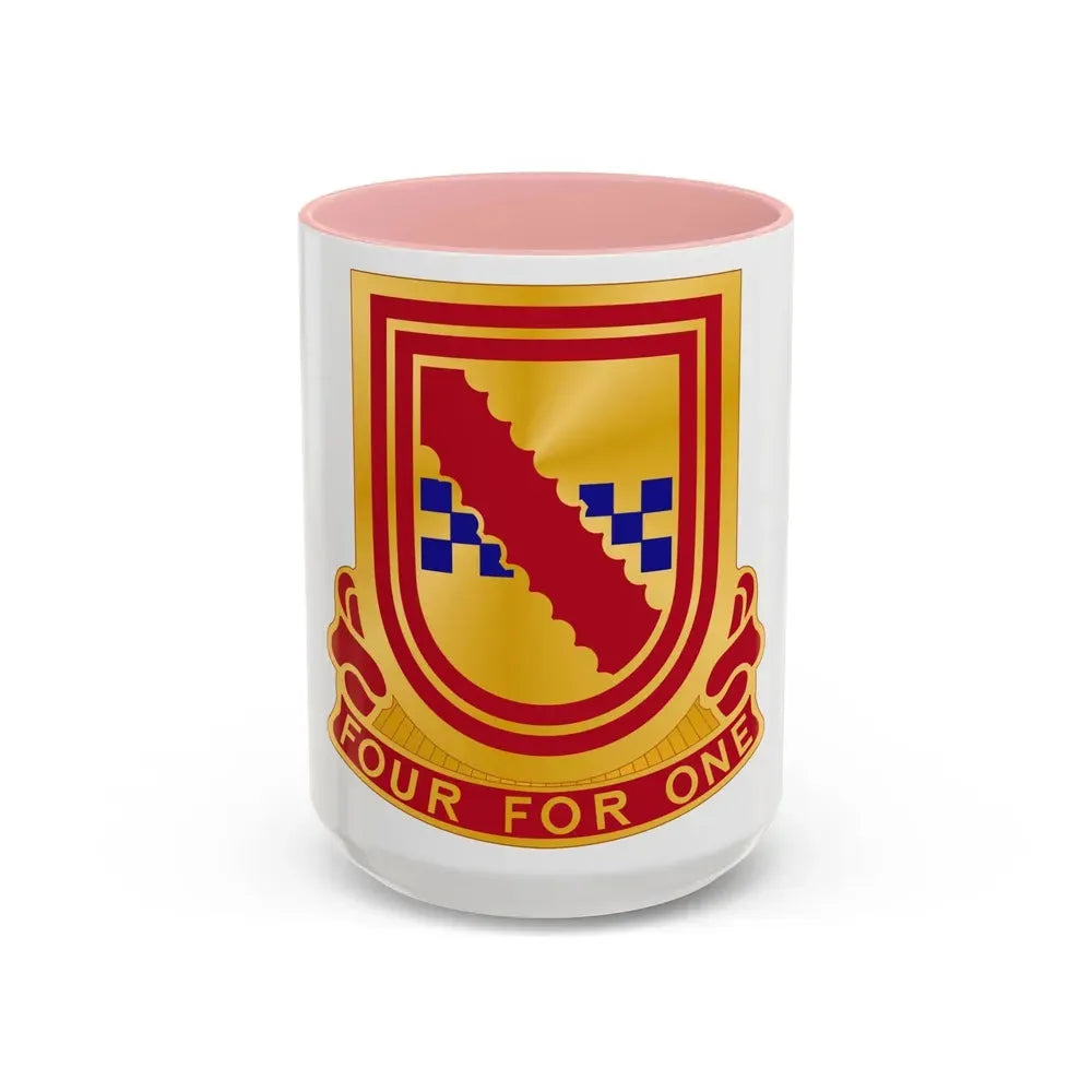 441dt Antiaircraft Artillery Missile Battalion (U.S. Army) Accent Coffee Mug 15oz Pink - Go Mug Yourself