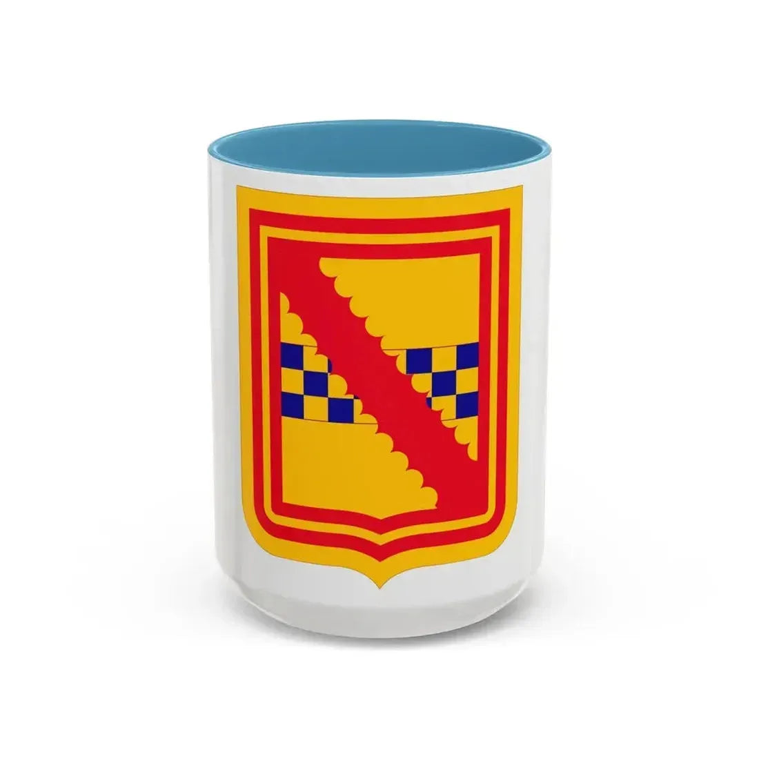441st Antiaircraft Artillery Missile Battalion v2 (U.S. Army) Accent Coffee Mug 15oz Light Blue - Go Mug Yourself