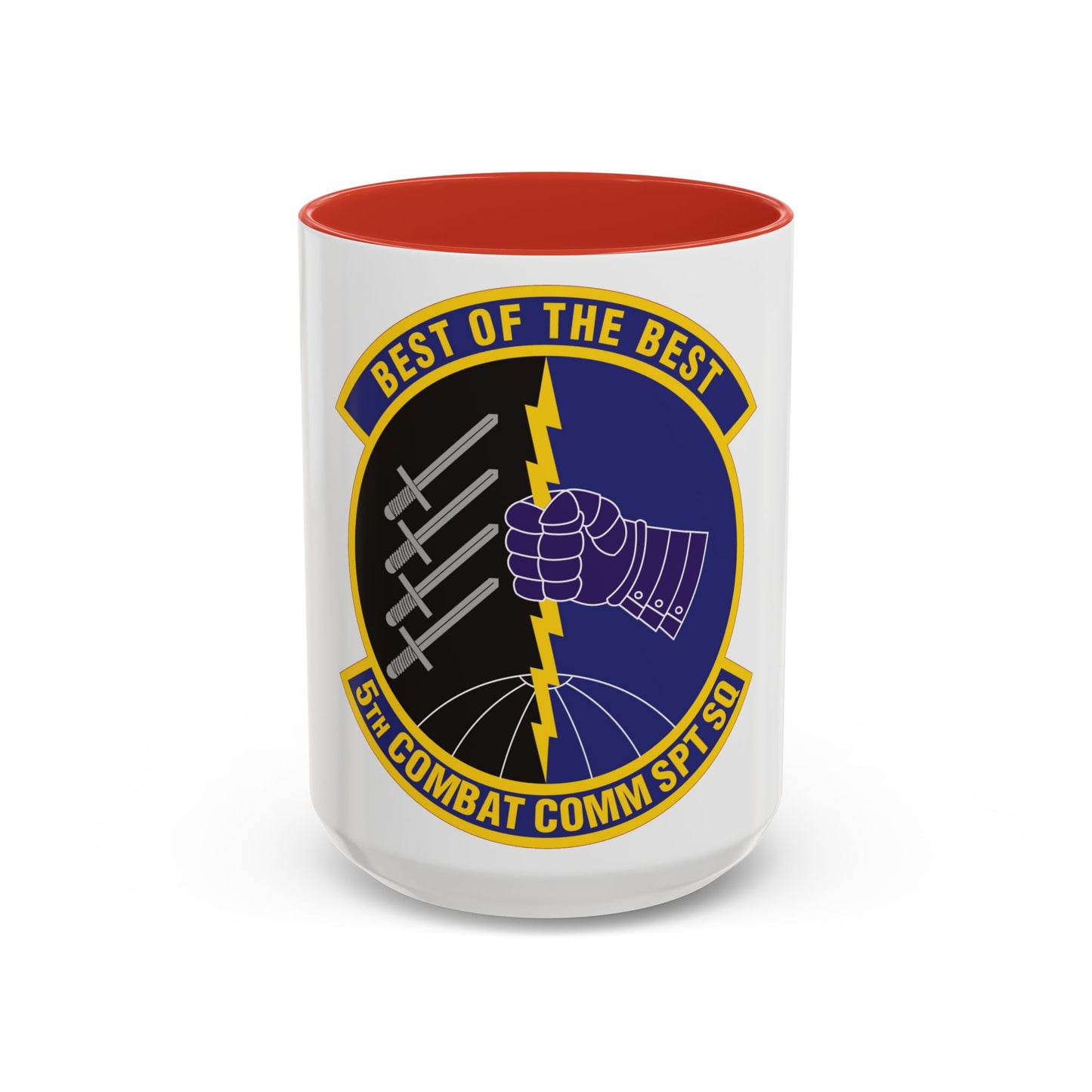 5 Combat Communications Support Squadron ACC (U.S. Air Force) Accent Coffee Mug