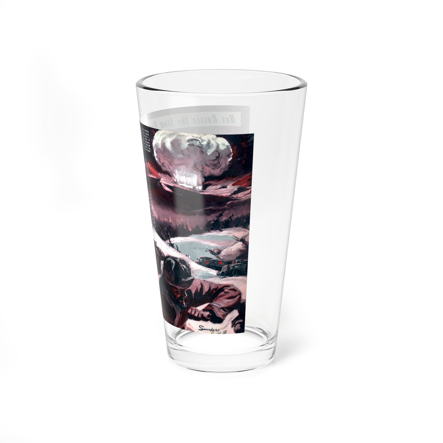 Has Russia the Atom Bomb, Mechanix Illustrated, 1948 - Pint Glass 16oz