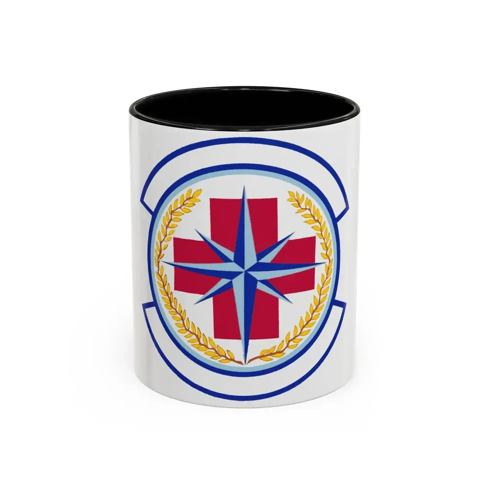 446 Aerospace Medicine Squadron AFRC (U.S. Air Force) Accent Coffee Mug 11oz Black - Go Mug Yourself
