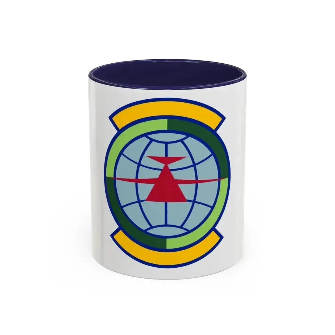 446 Maintenance Squadron (U.S. Air Force) Accent Coffee Mug 11oz Navy - Go Mug Yourself