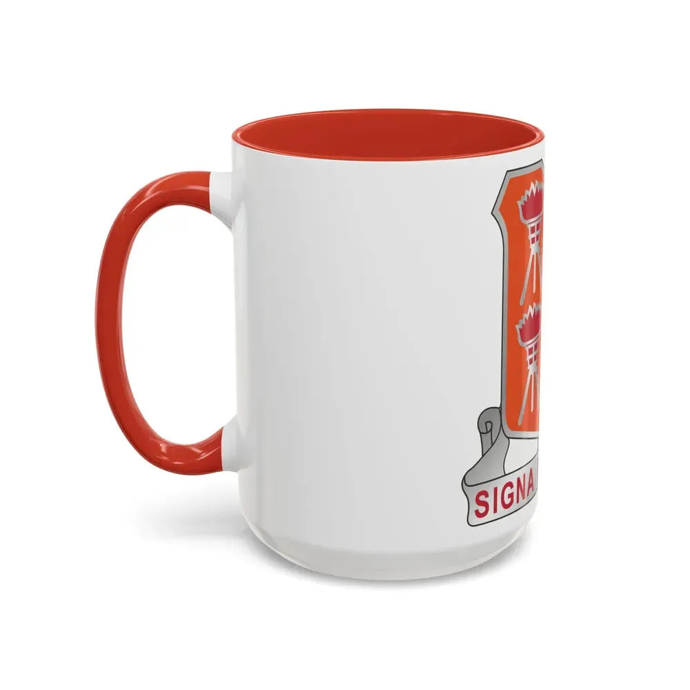 447 Signal Battalion (U.S. Army) Accent Coffee Mug - Go Mug Yourself