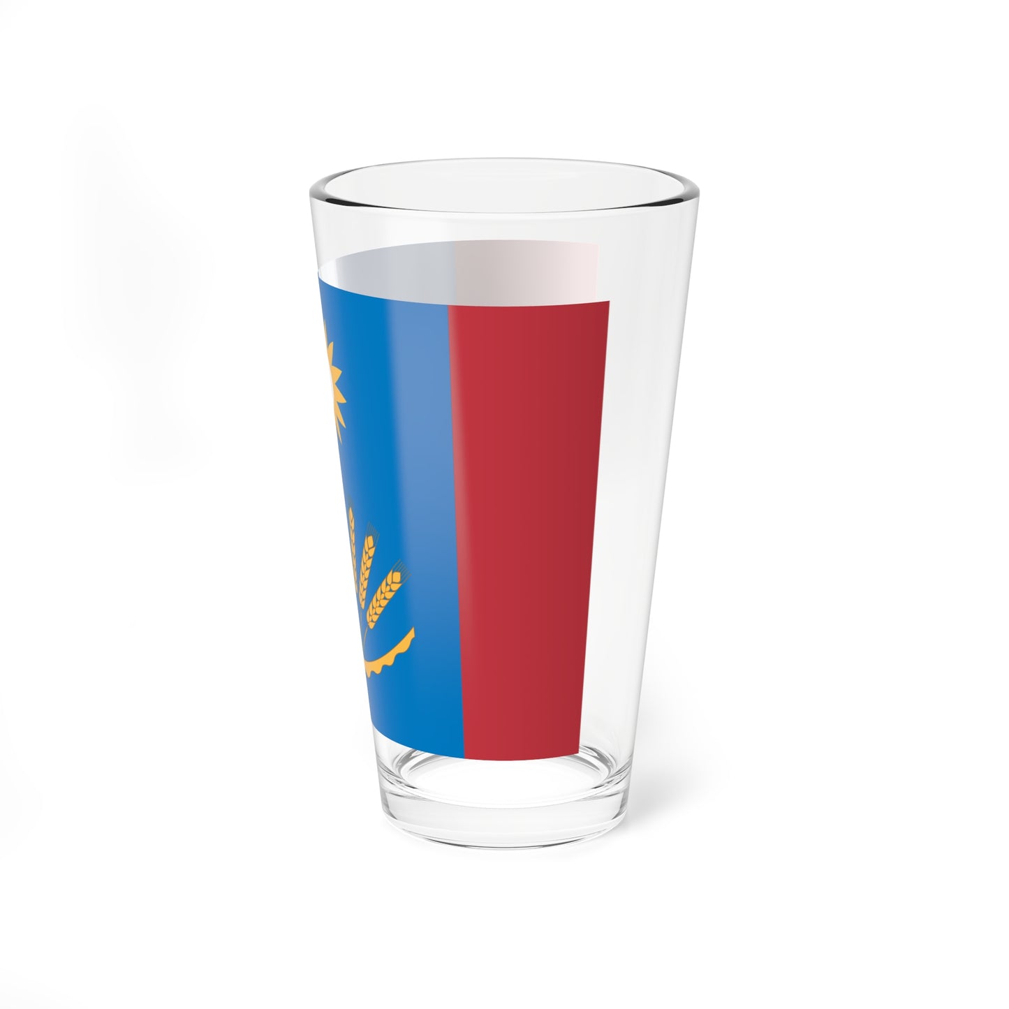 Flag of Baltachevsky rayon (Russia) Pint Glass 16oz