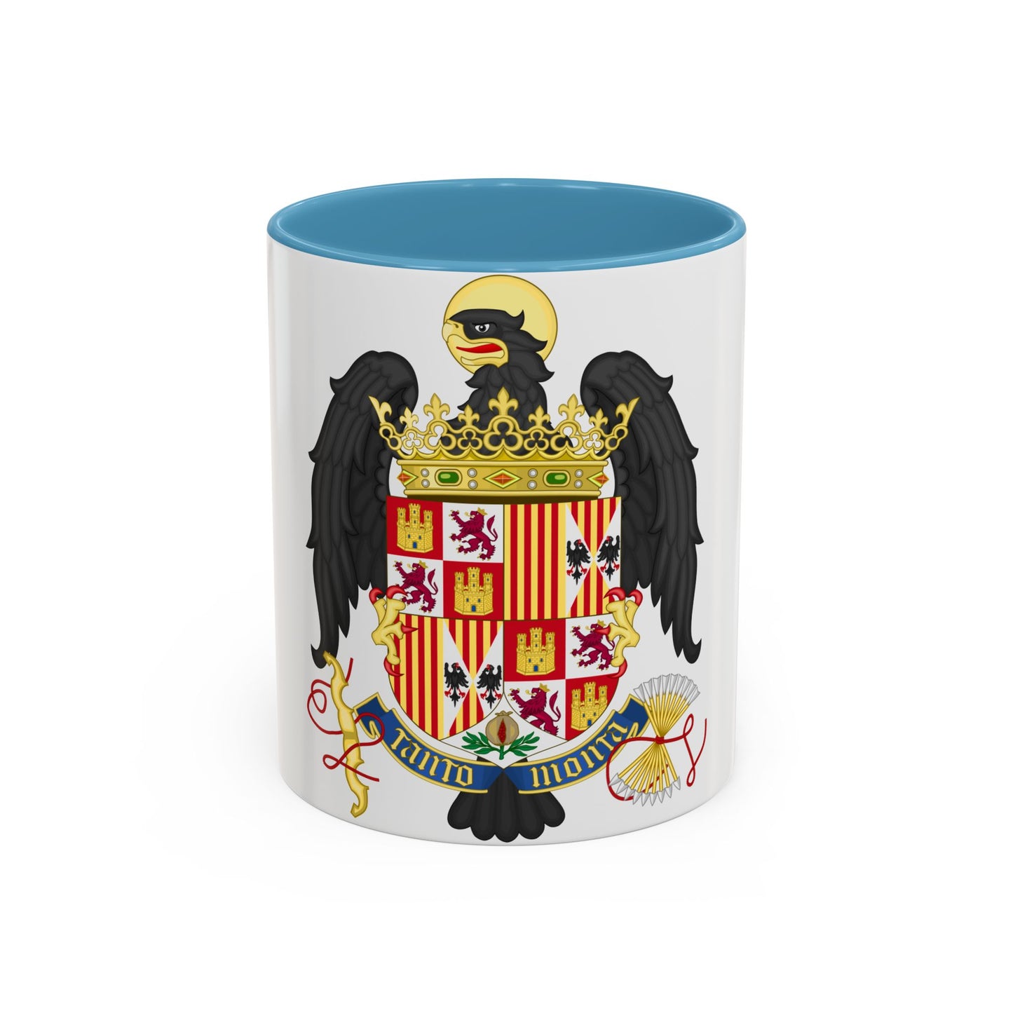 Coat of Arms of Queen Isabella of Castile (1492-1504) - Accent Coffee Mug