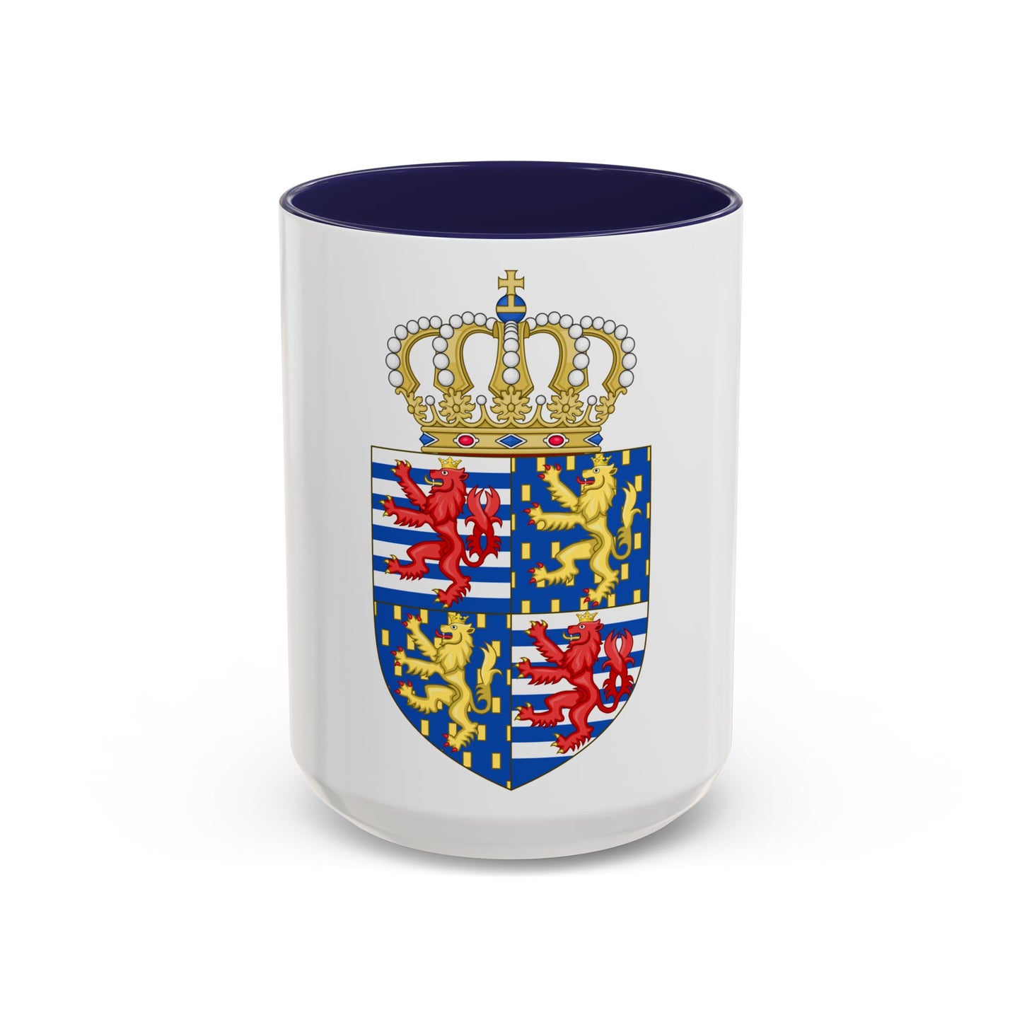 Lesser coat of arms of the Grand Duke of Luxembourg (2000) - Accent Coffee Mug