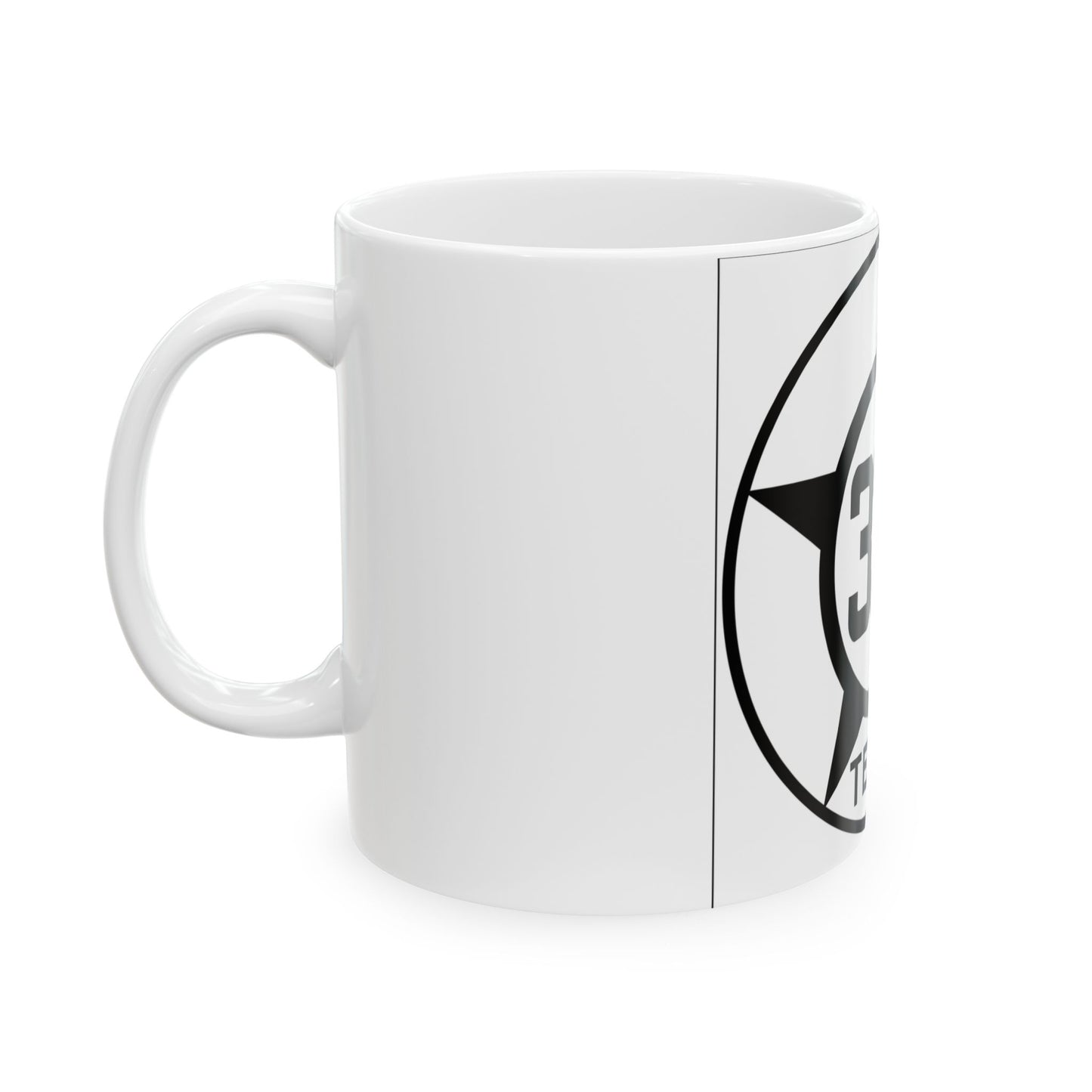 Old Texas 33B (Texas) (Road Sign) White Coffee Mug