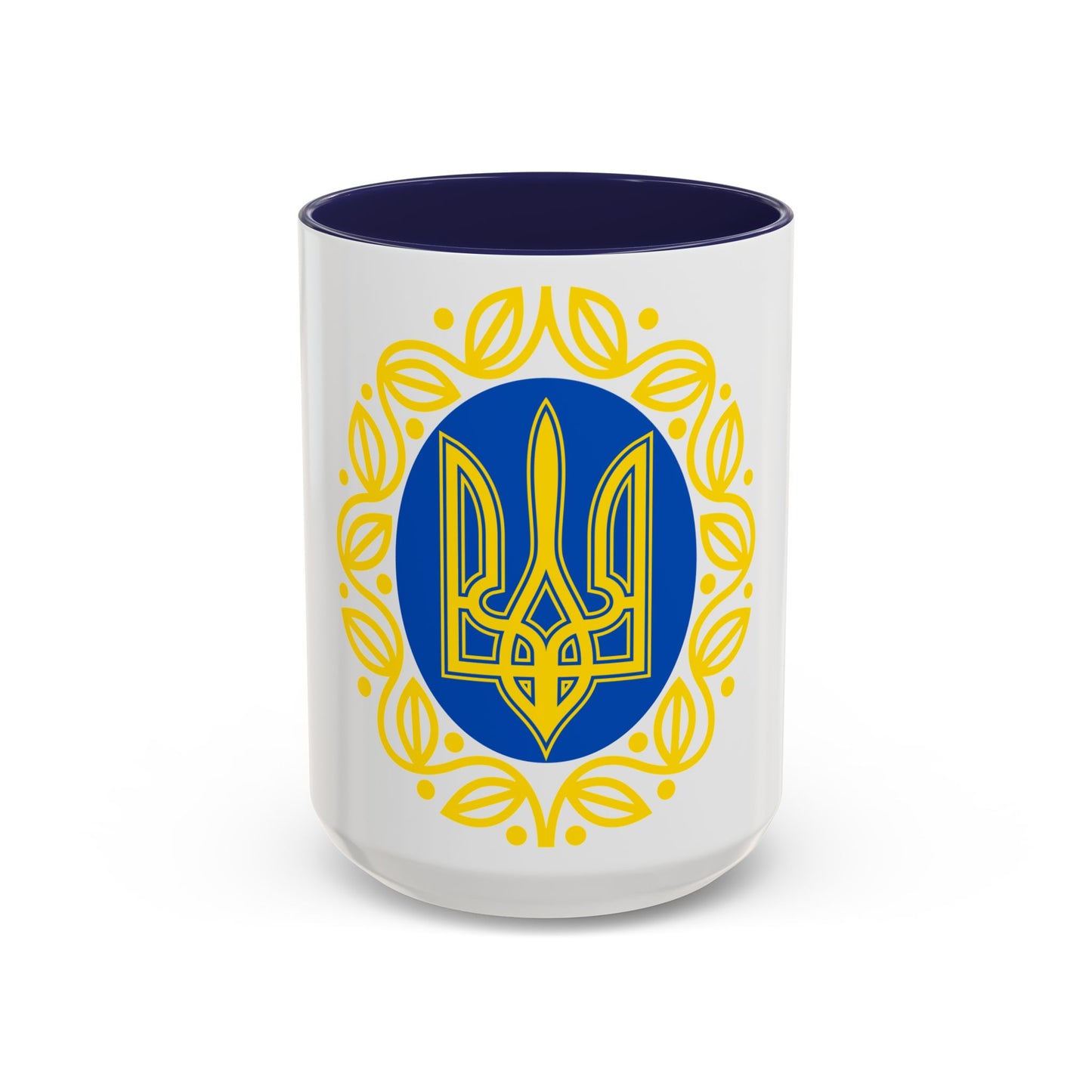 Coat of arms of Ukrainian People's Republic - Accent Coffee Mug