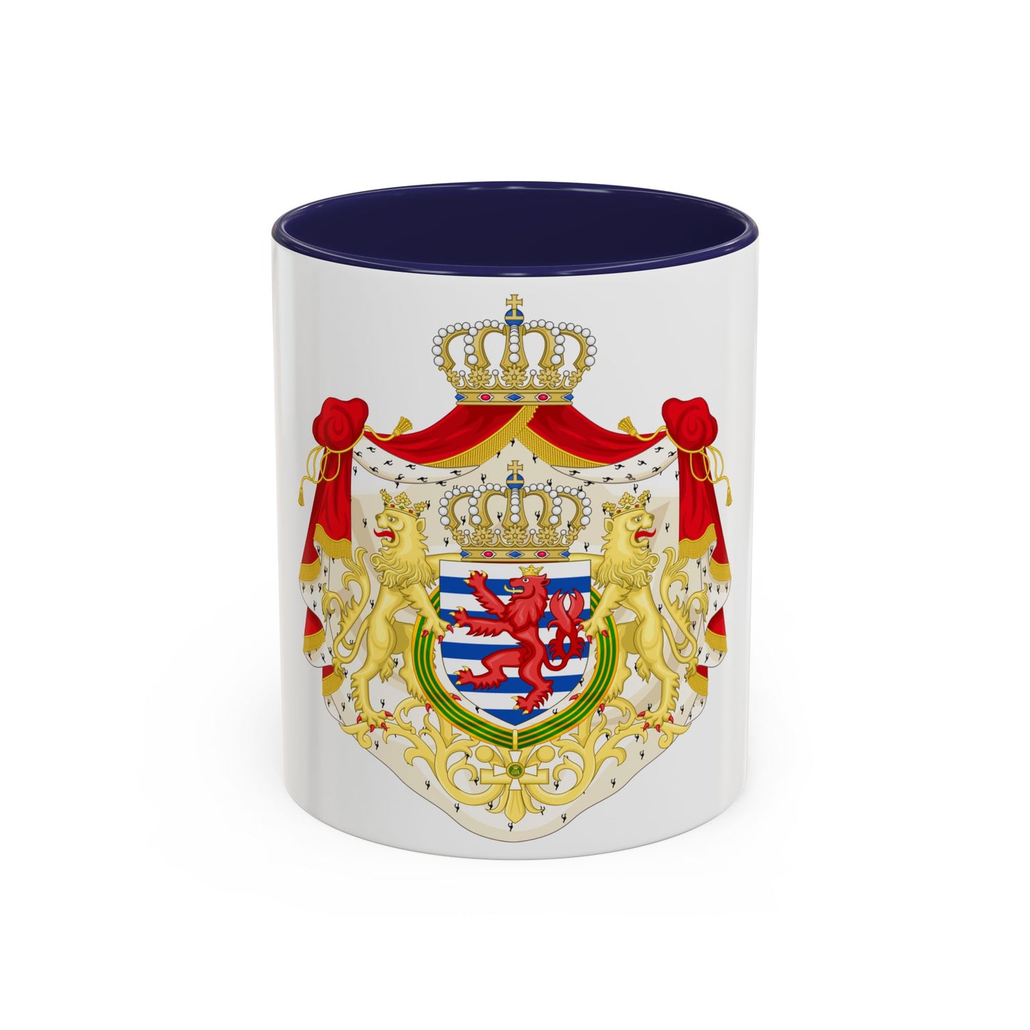 Greater coat of arms of the grand-duchy of Luxembourg 2 - Accent Coffee Mug
