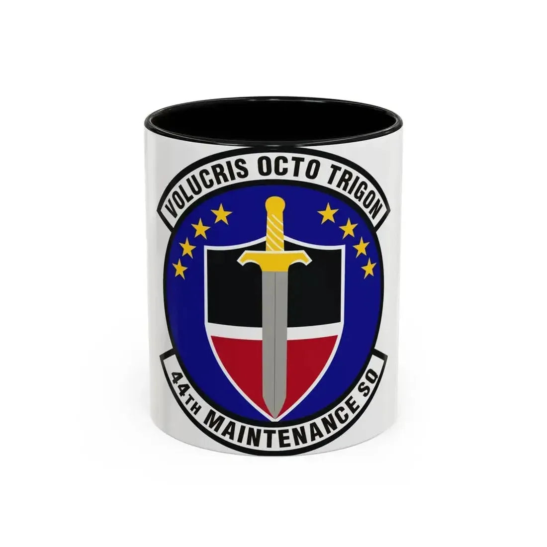 44th Maintenance Squadron (U.S. Air Force) Accent Coffee Mug 11oz Black - Go Mug Yourself