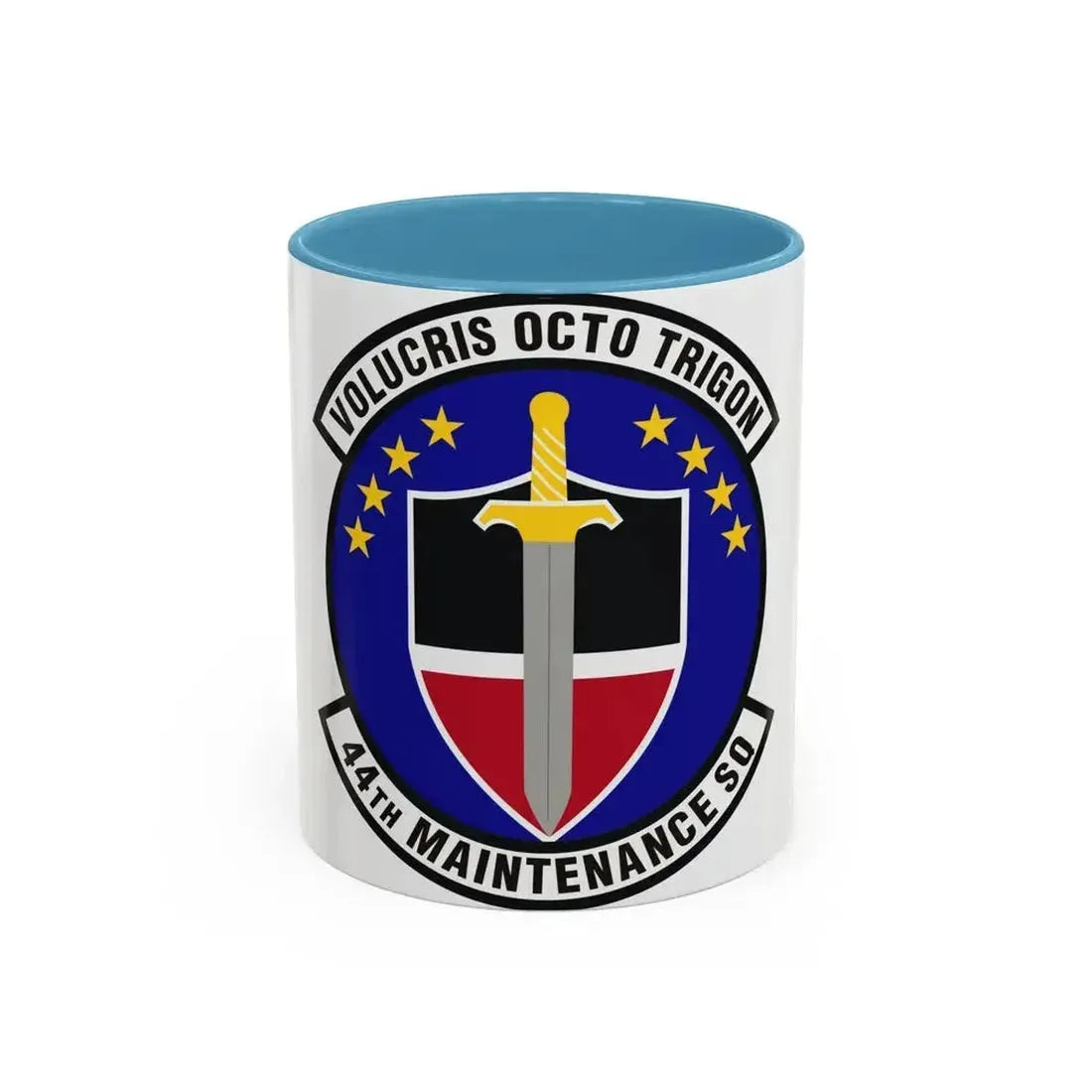 44th Maintenance Squadron (U.S. Air Force) Accent Coffee Mug 11oz Light Blue - Go Mug Yourself
