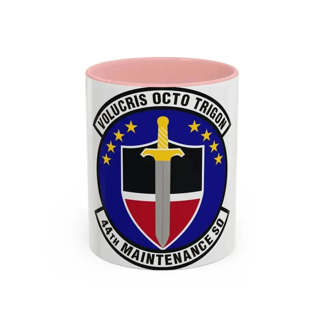 44th Maintenance Squadron (U.S. Air Force) Accent Coffee Mug 11oz Pink - Go Mug Yourself