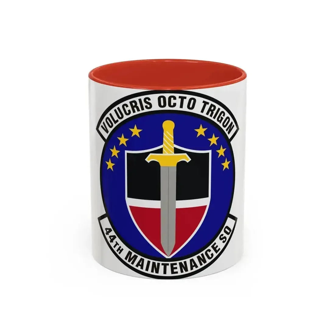 44th Maintenance Squadron (U.S. Air Force) Accent Coffee Mug 11oz Red - Go Mug Yourself