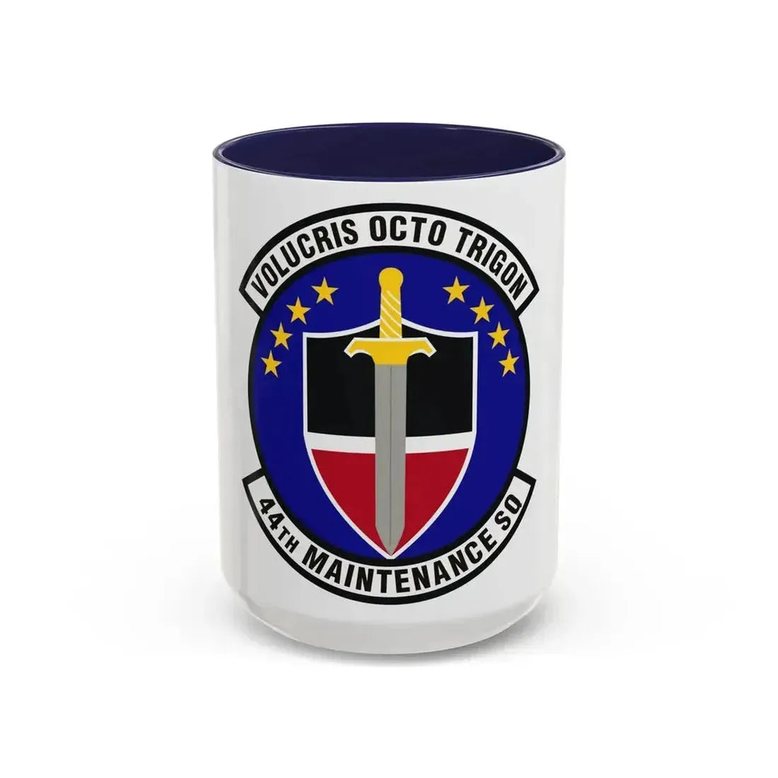 44th Maintenance Squadron (U.S. Air Force) Accent Coffee Mug 15oz Navy - Go Mug Yourself