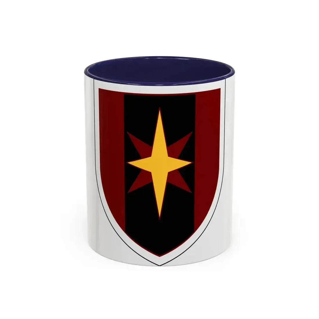 44th Medical Command SSI (U.S. Army) Accent Coffee Mug 11oz Navy - Go Mug Yourself