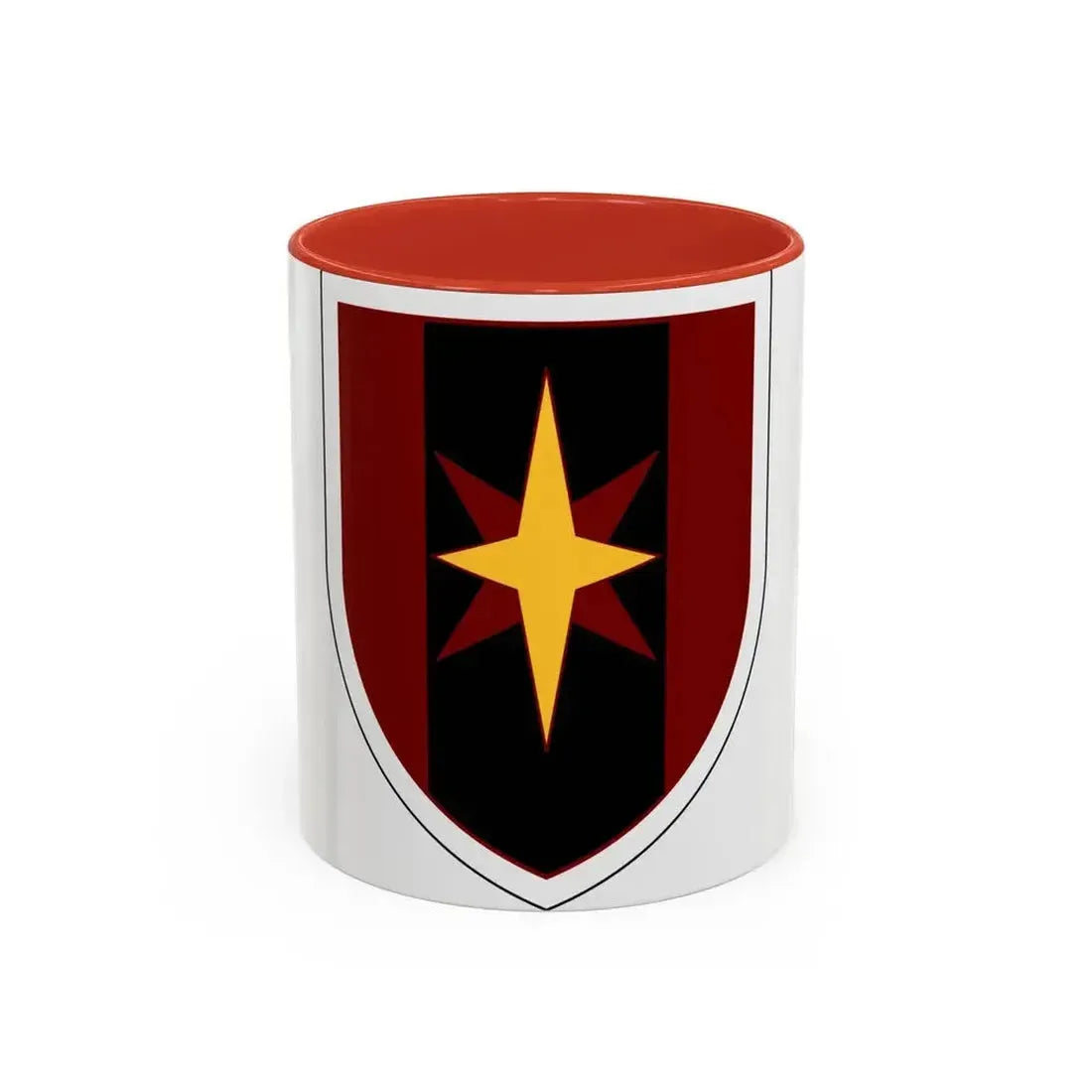 44th Medical Command SSI (U.S. Army) Accent Coffee Mug 11oz Red - Go Mug Yourself