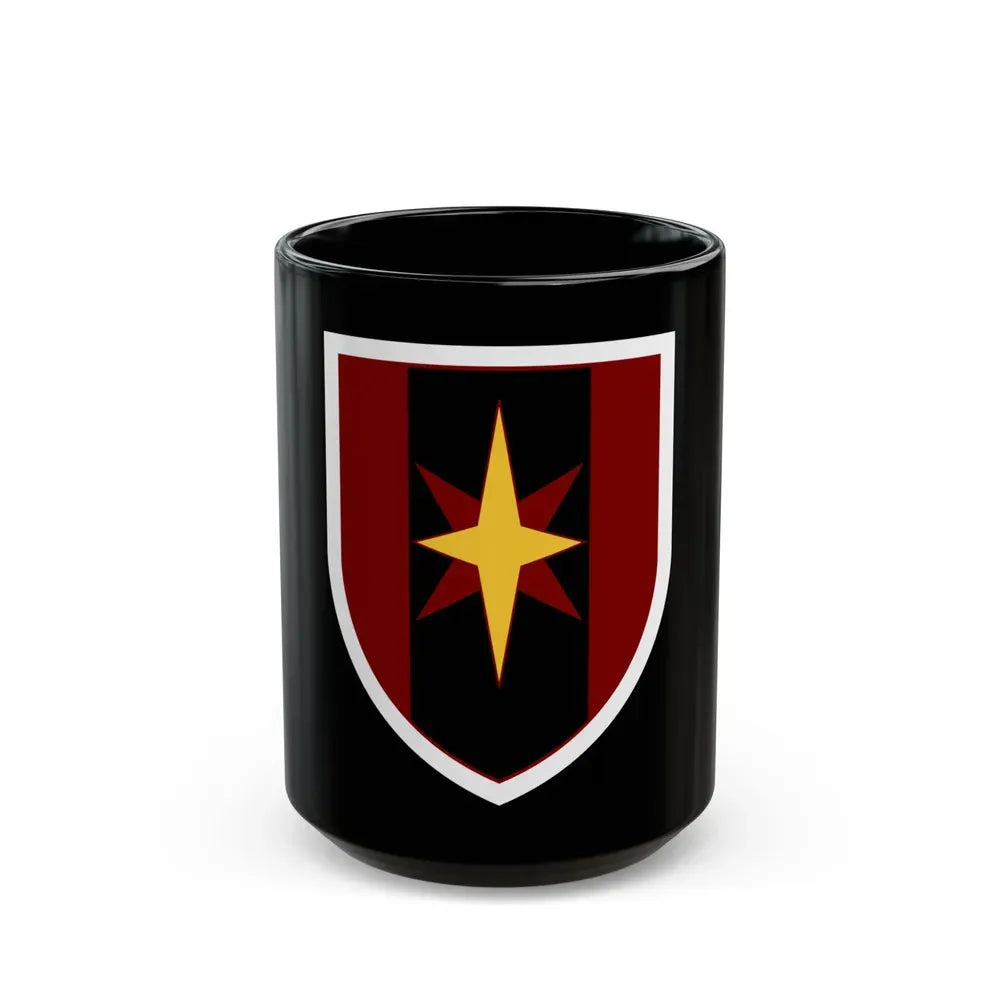 44th Medical Command SSI (U.S. Army) Black Coffee Mug 15oz - Go Mug Yourself