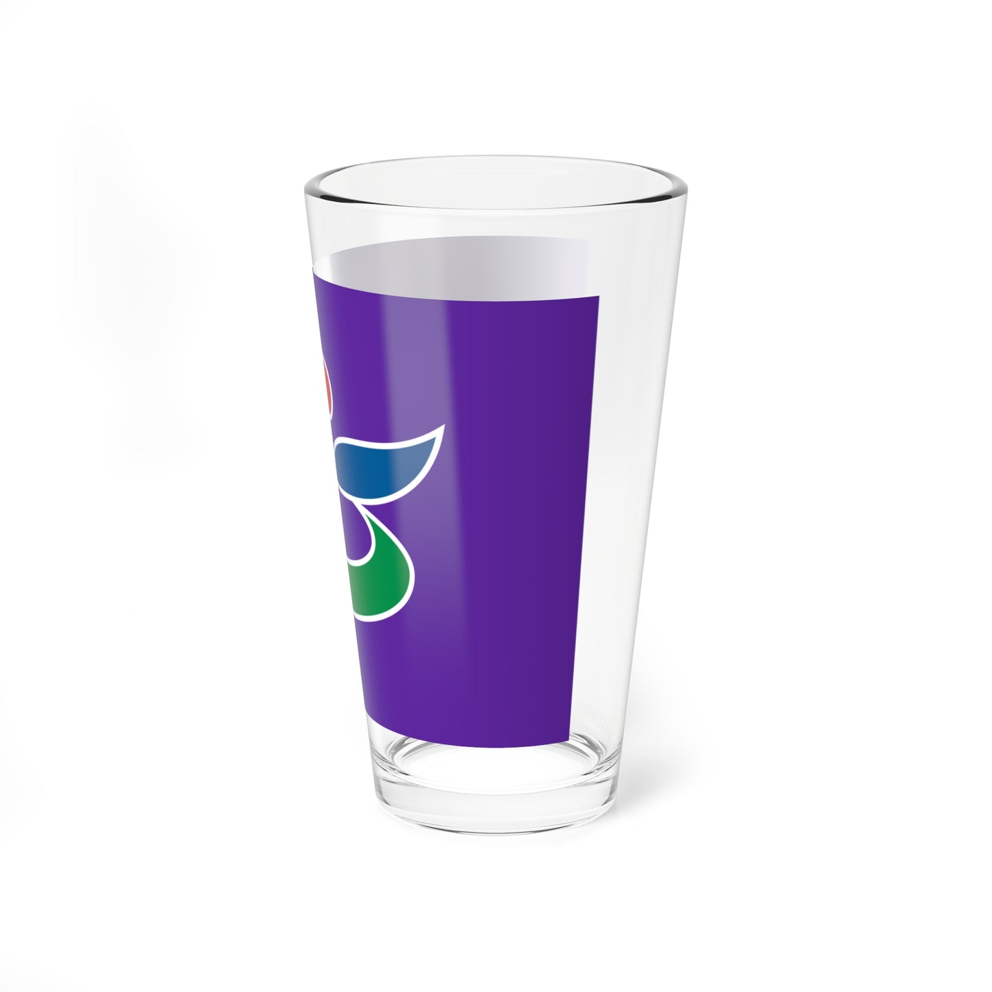 Flag of Hidaka Hokkaido (Japan) Pint Glass 16oz