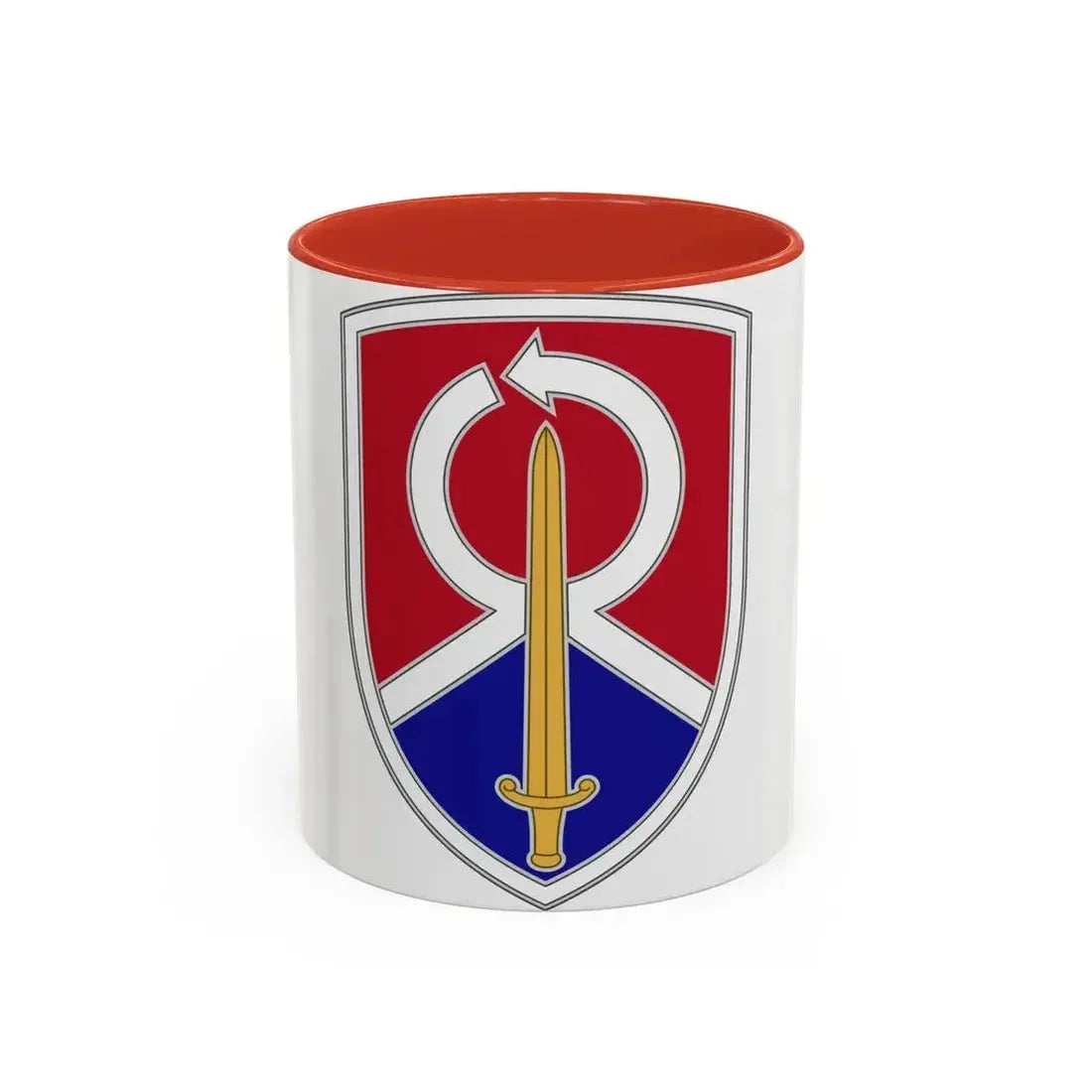 451 Sustainment Command 2 (U.S. Army) Accent Coffee Mug 11oz Red - Go Mug Yourself