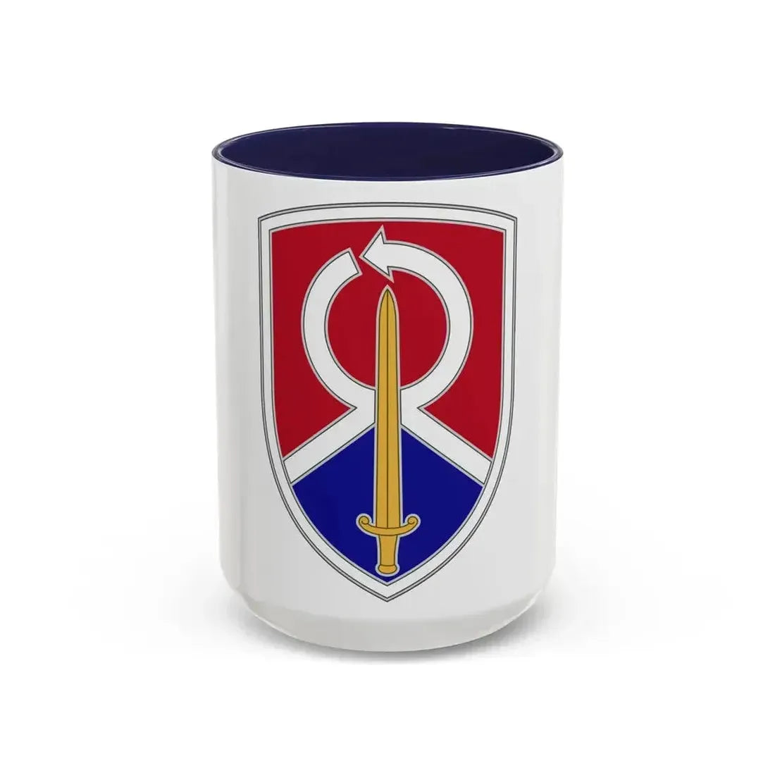 451 Sustainment Command 2 (U.S. Army) Accent Coffee Mug 15oz Navy - Go Mug Yourself