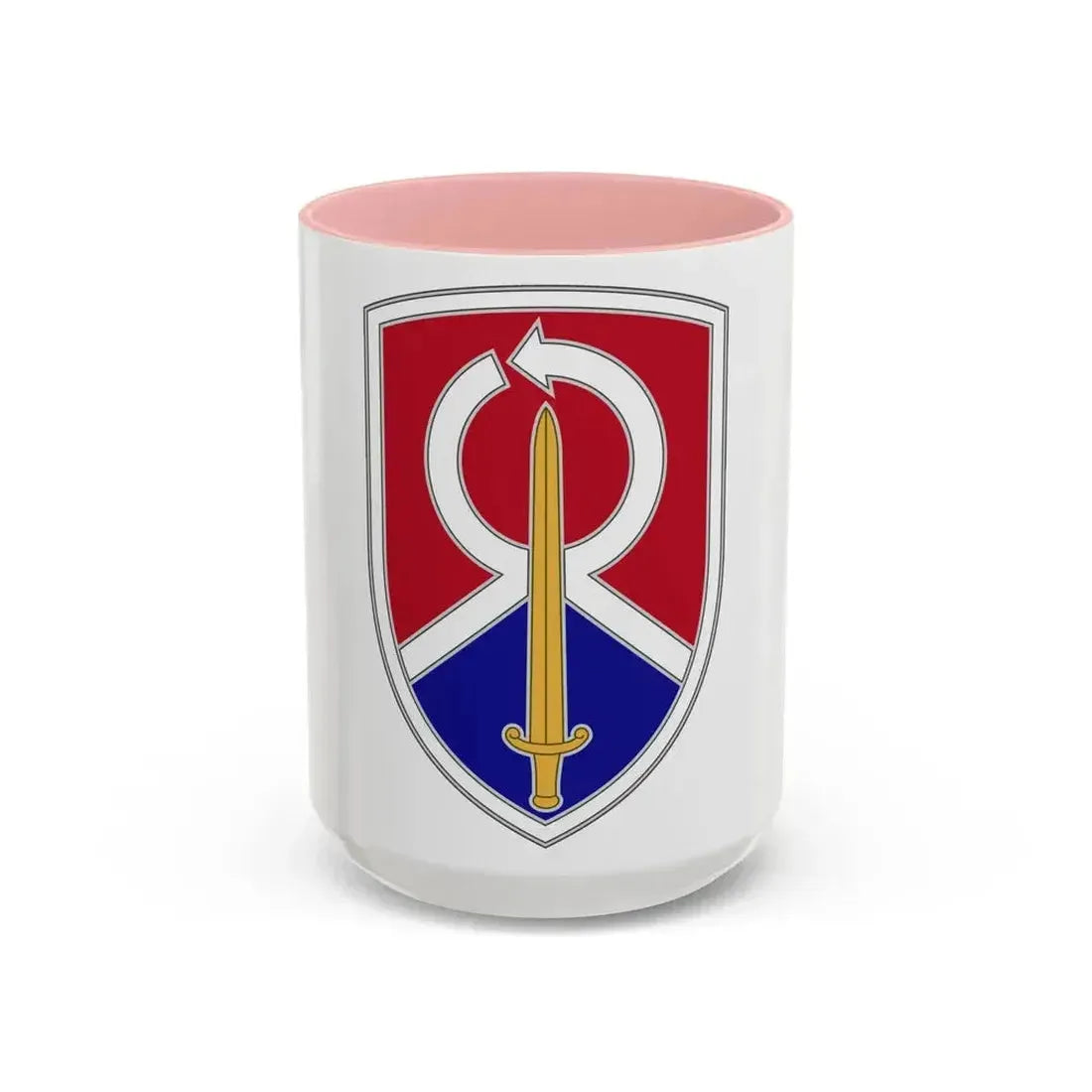 451 Sustainment Command 2 (U.S. Army) Accent Coffee Mug 15oz Pink - Go Mug Yourself