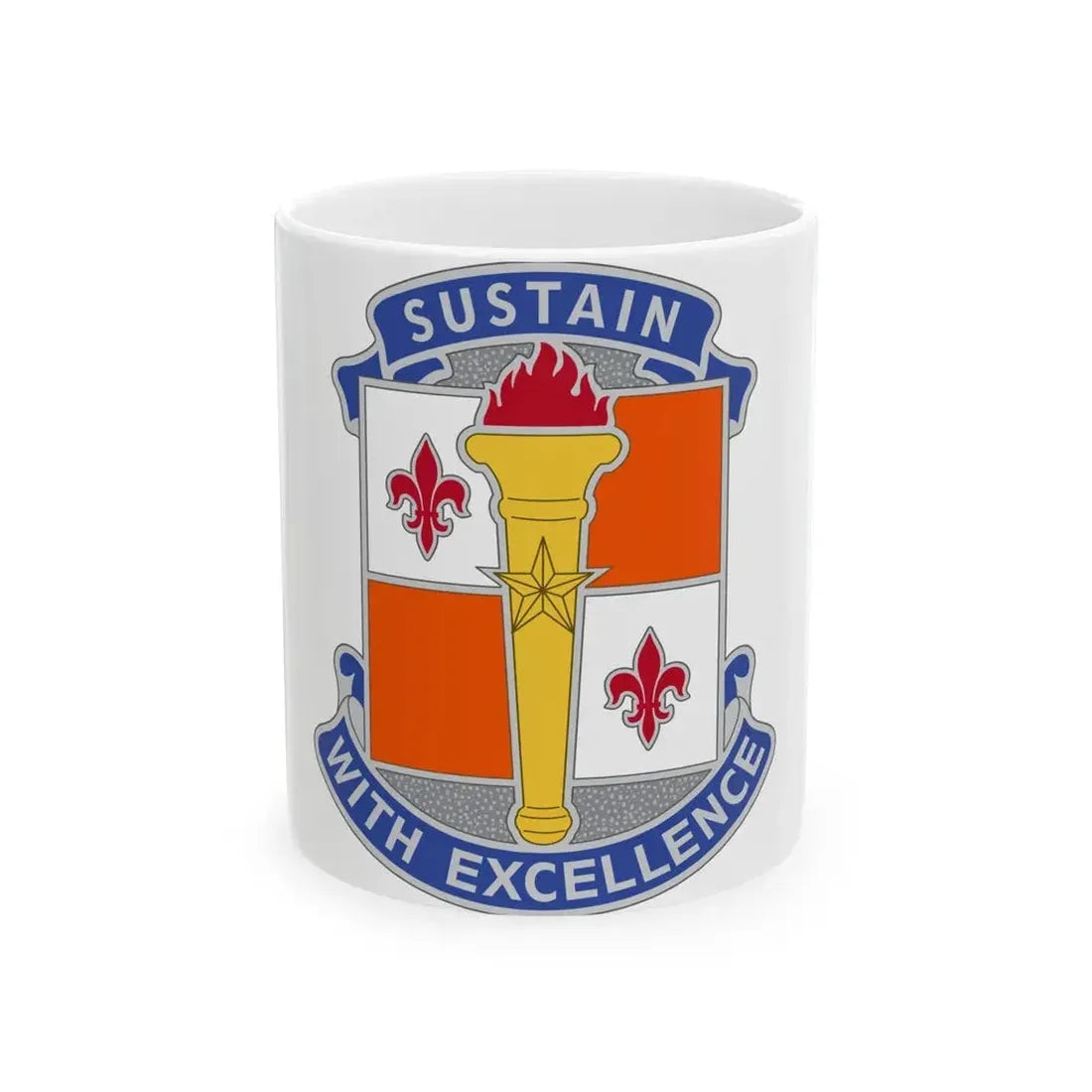 451 Sustainment Command 3 (U.S. Army) White Coffee Mug - Go Mug Yourself