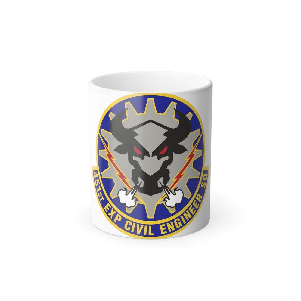 451st Expeditionary Civil Engineer Squadron (U.S. Air Force) Color Changing Coffee Mug-11oz-Go Mug Yourself
