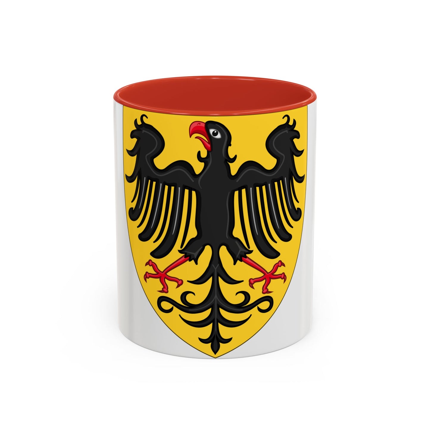 Shield and Coat of Arms of the Holy Roman Emperor (c.1300-c.1400) - Accent Coffee Mug