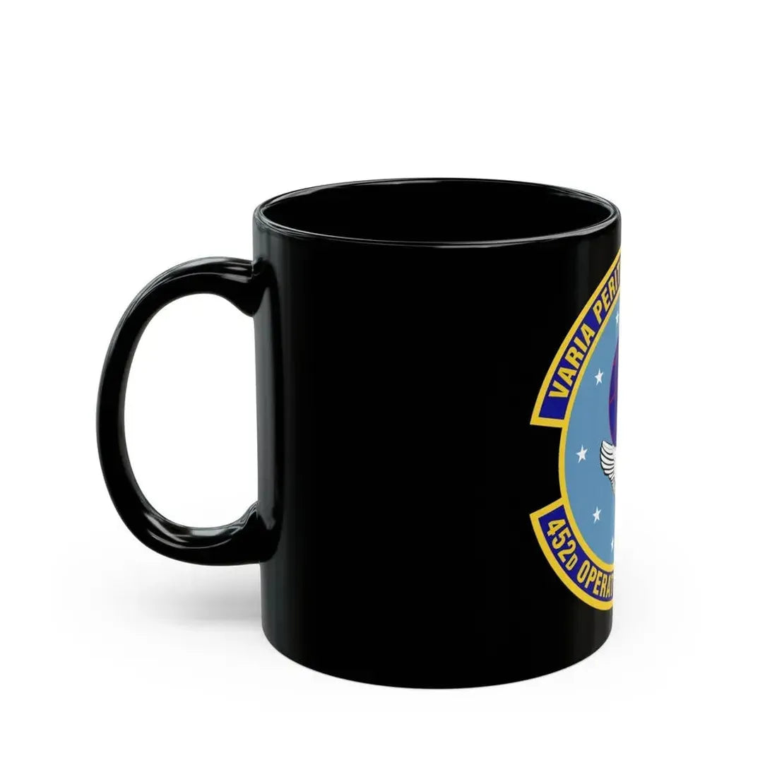 452d Operations Support Squadron (U.S. Air Force) Black Coffee Mug - Go Mug Yourself