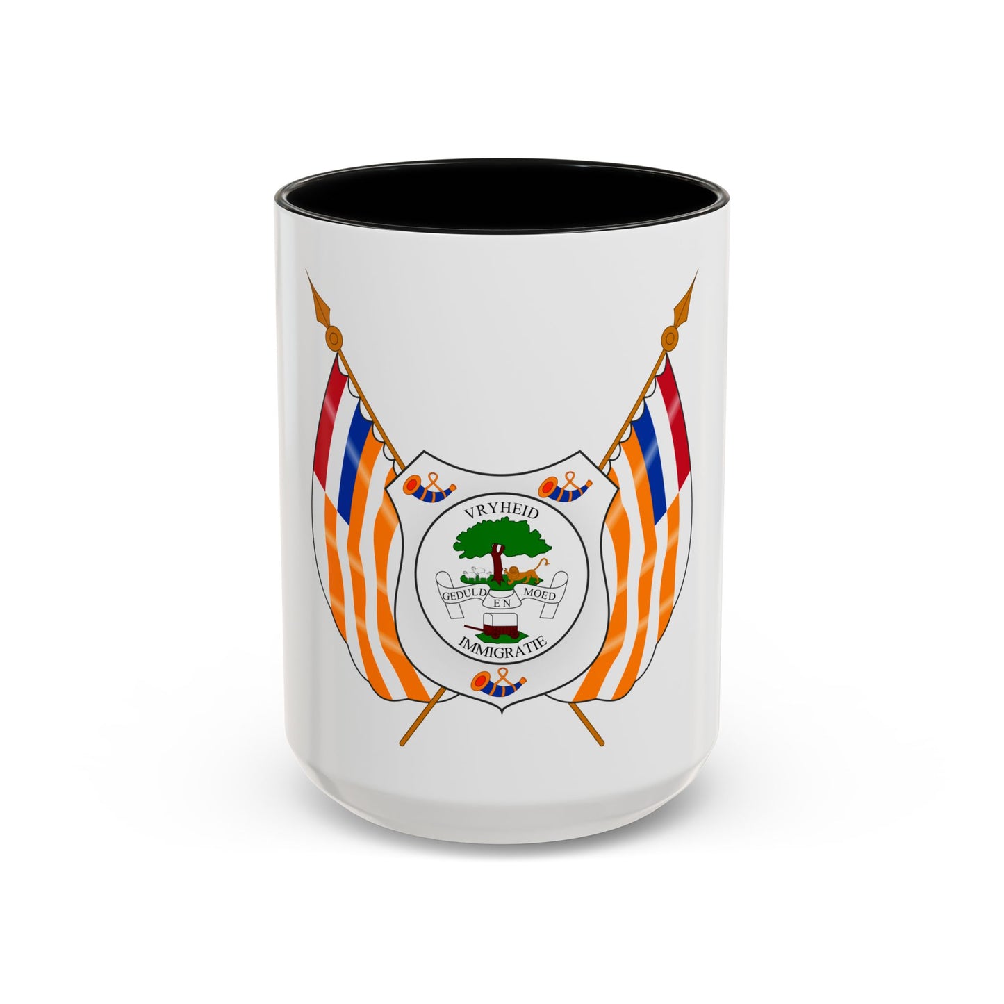 Coat of arms of the Orange Free State - Accent Coffee Mug