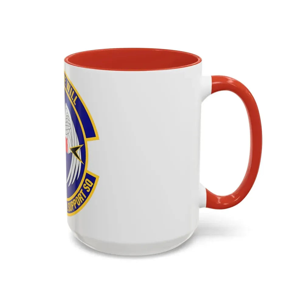 455th Expeditionary Medical Support Squadron (U.S. Air Force) Accent Coffee Mug - Go Mug Yourself