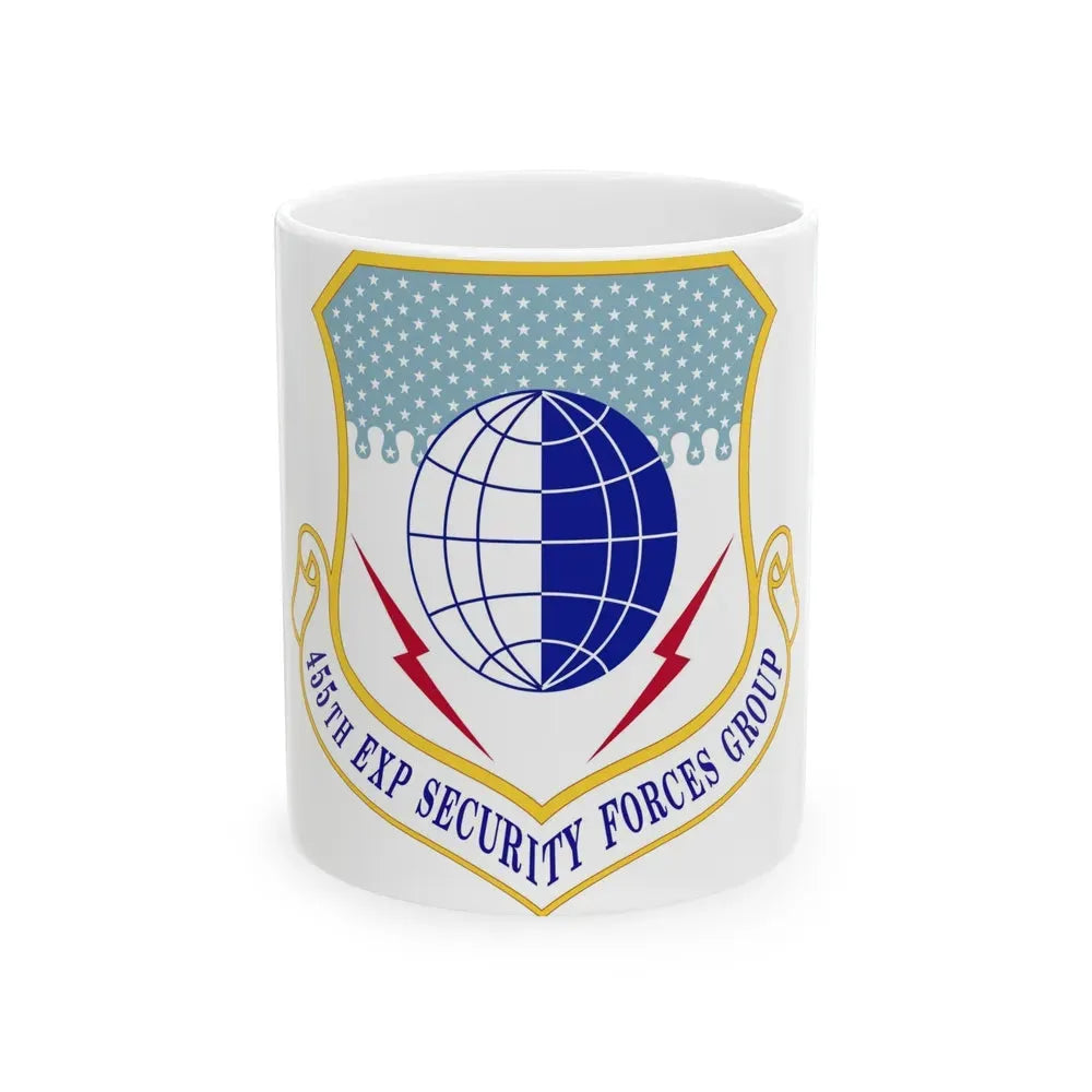 455th Expeditionary Security Forces Group (U.S. Air Force) White Coffee Mug 11oz - Go Mug Yourself