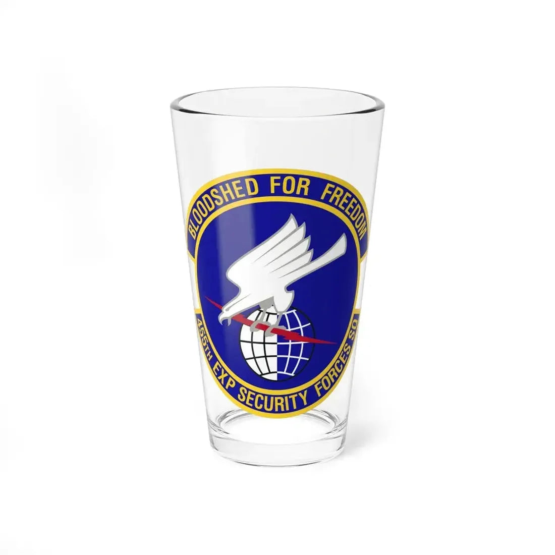 455th Expeditionary Security Forces Squadron (U.S. Air Force) Pint Glass 16oz 16oz - Go Mug Yourself