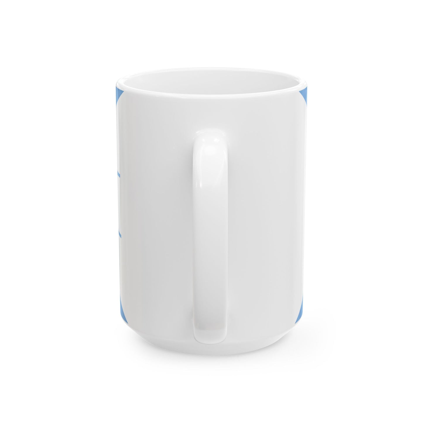 Oficial al mando de un ala FAA bandera (Argentina) White Coffee Mug