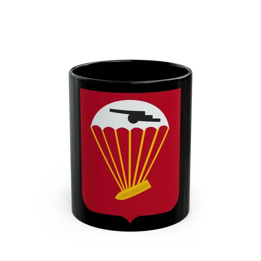 456th Airborne Field Artillery Battalion v2 (U.S. Army) Black Coffee Mug 11oz - Go Mug Yourself