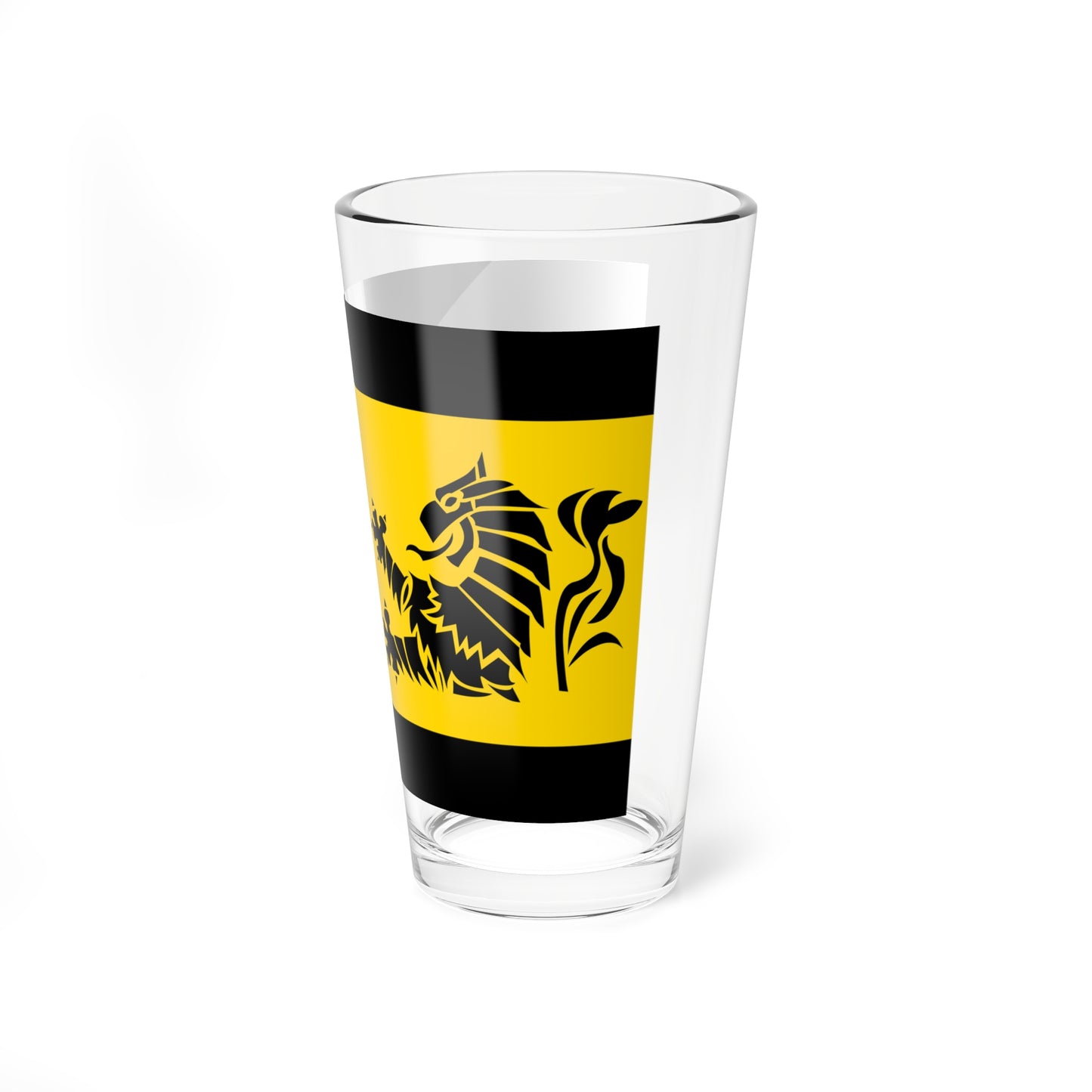 Bas-Leon traditional district flag (France) Pint Glass 16oz
