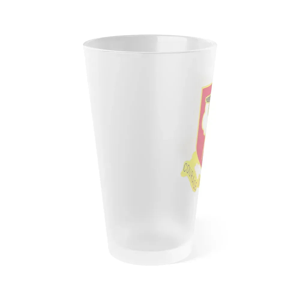 457th Airborne Field Artillery Battalion (U.S. Army) Frosted Pint Glass 16oz - Go Mug Yourself
