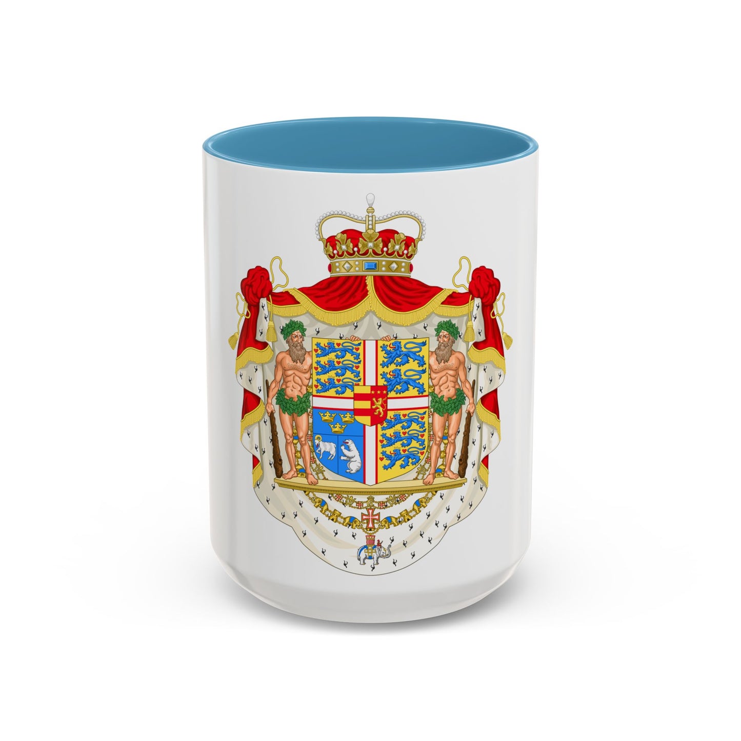 Coat of arms of Joachim, Prince of Denmark - Accent Coffee Mug