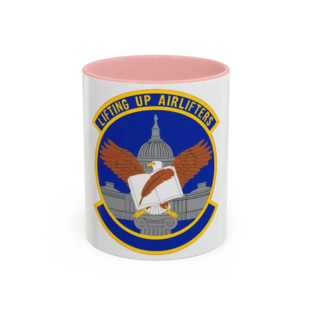 459 Force Support Squadron AFRC (U.S. Air Force) Accent Coffee Mug 11oz Pink - Go Mug Yourself