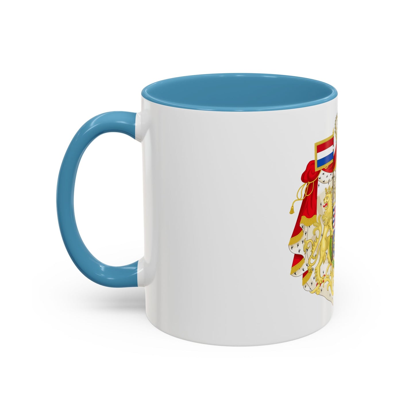 Greater coat of arms of the Grand Duke of Luxembourg (2000) - Accent Coffee Mug