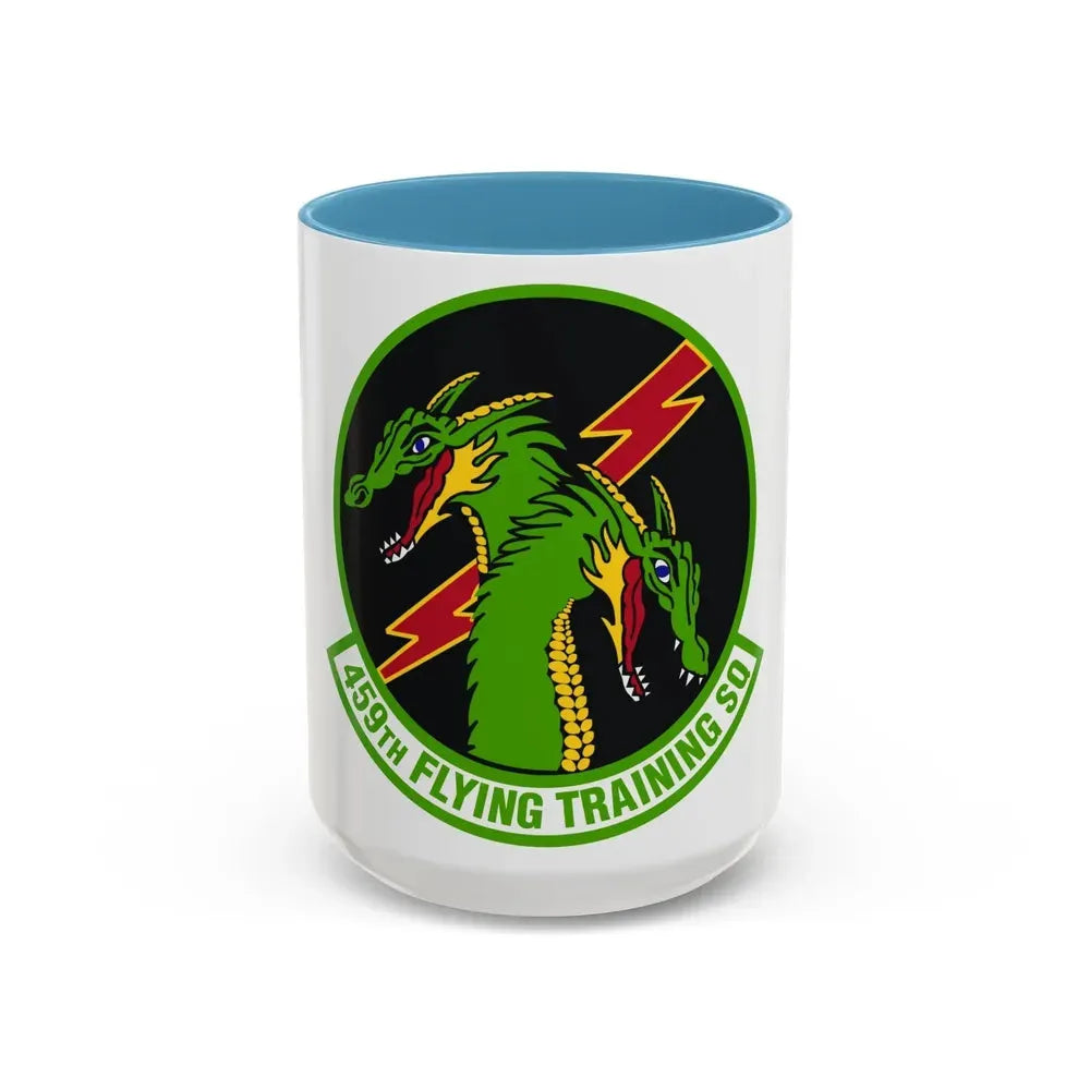 459th Flying Training Squadron (U.S. Air Force) Accent Coffee Mug 15oz Light Blue - Go Mug Yourself
