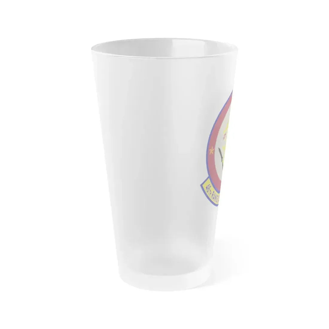 46 Range Control Squadron AFMC (U.S. Air Force) Frosted Pint Glass 16oz - Go Mug Yourself